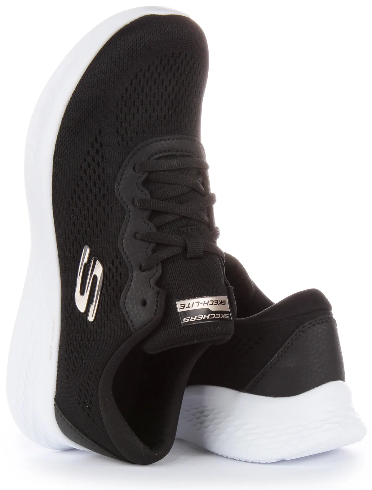 Skechers Skech Lite Pro In Black White For Women