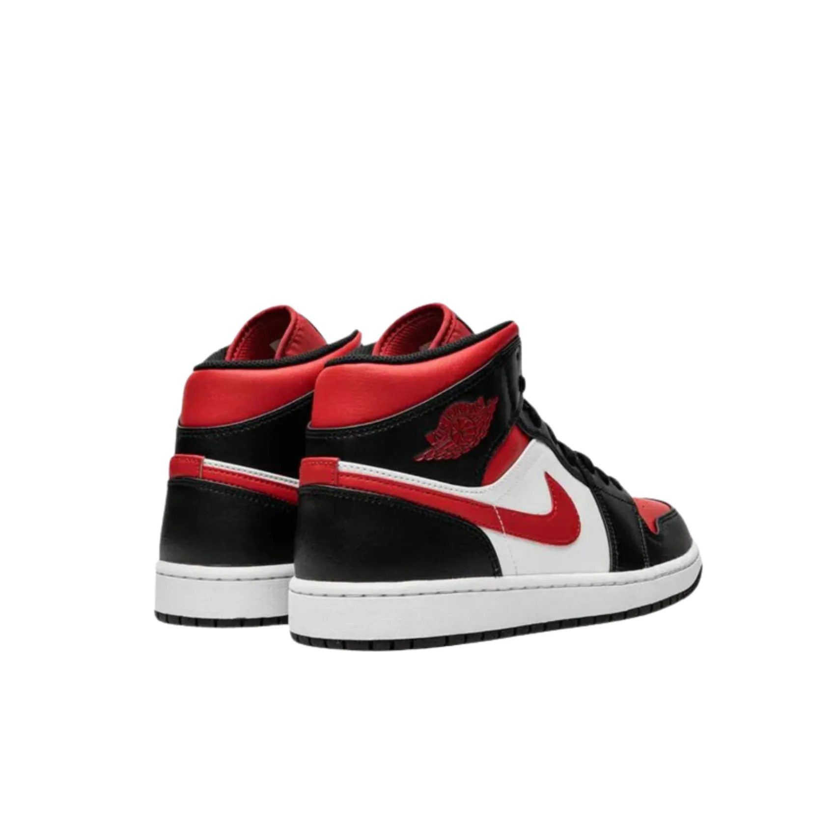 Sneakers Nike Air Jordan 1 Mid (Gs) - Black/Fire Red