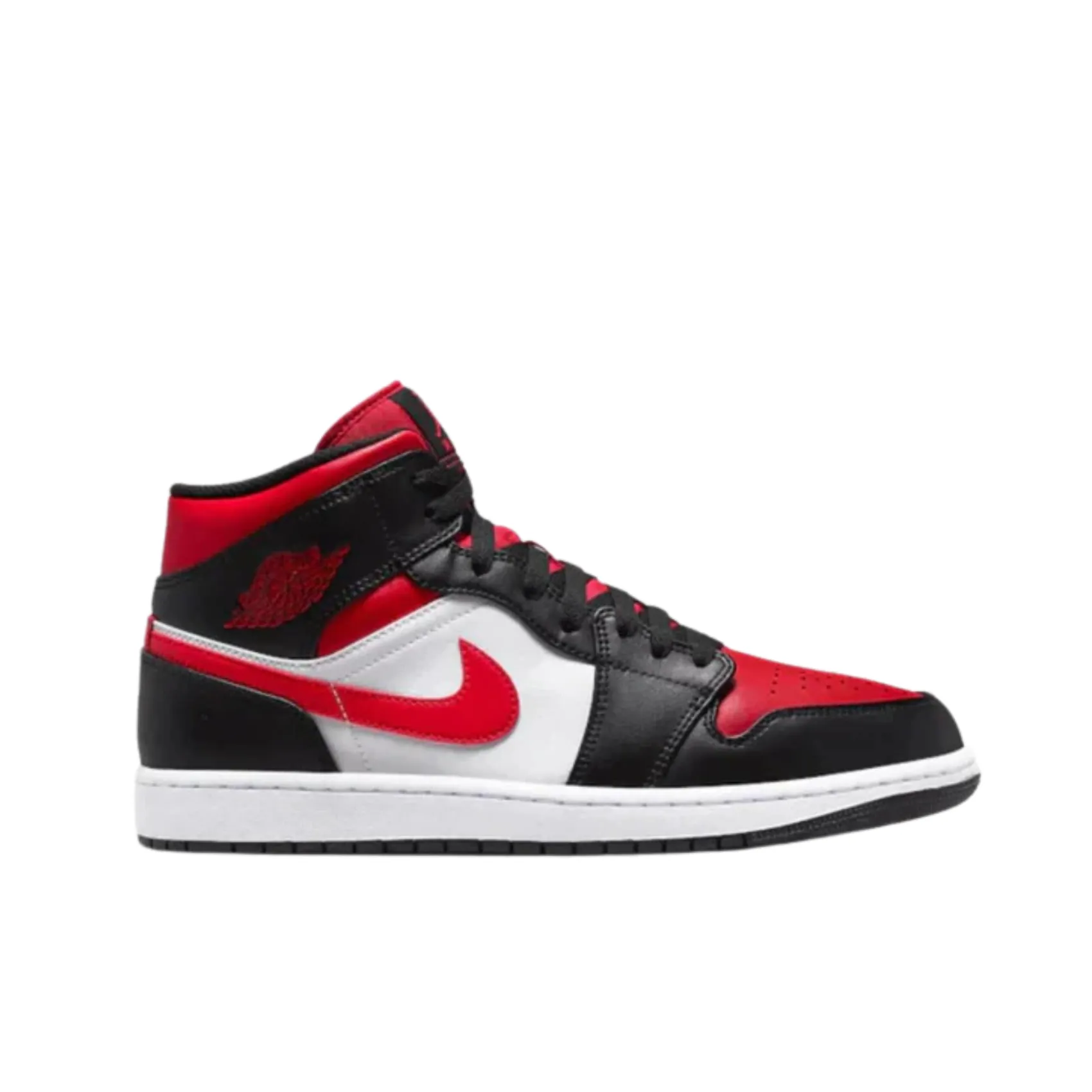 Sneakers Nike Air Jordan 1 Mid (Gs) - Black/Fire Red