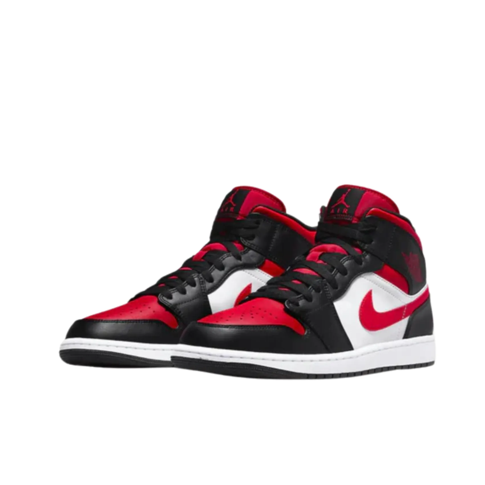 Sneakers Nike Air Jordan 1 Mid (Gs) - Black/Fire Red