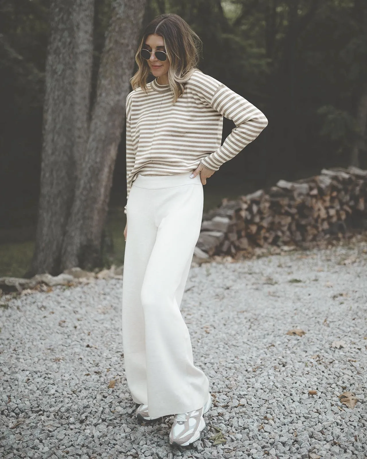 Splendid x @Cellajaneblog Wide Leg Sweater Pant