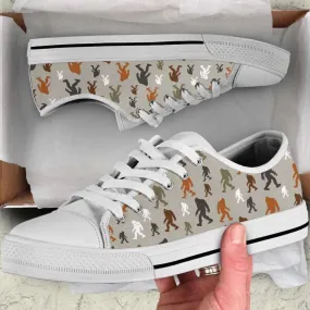 Step Into Adventure With Bigfoot Low Top Shoes , Low Top Sneaker, Low Top Canvas Shoes