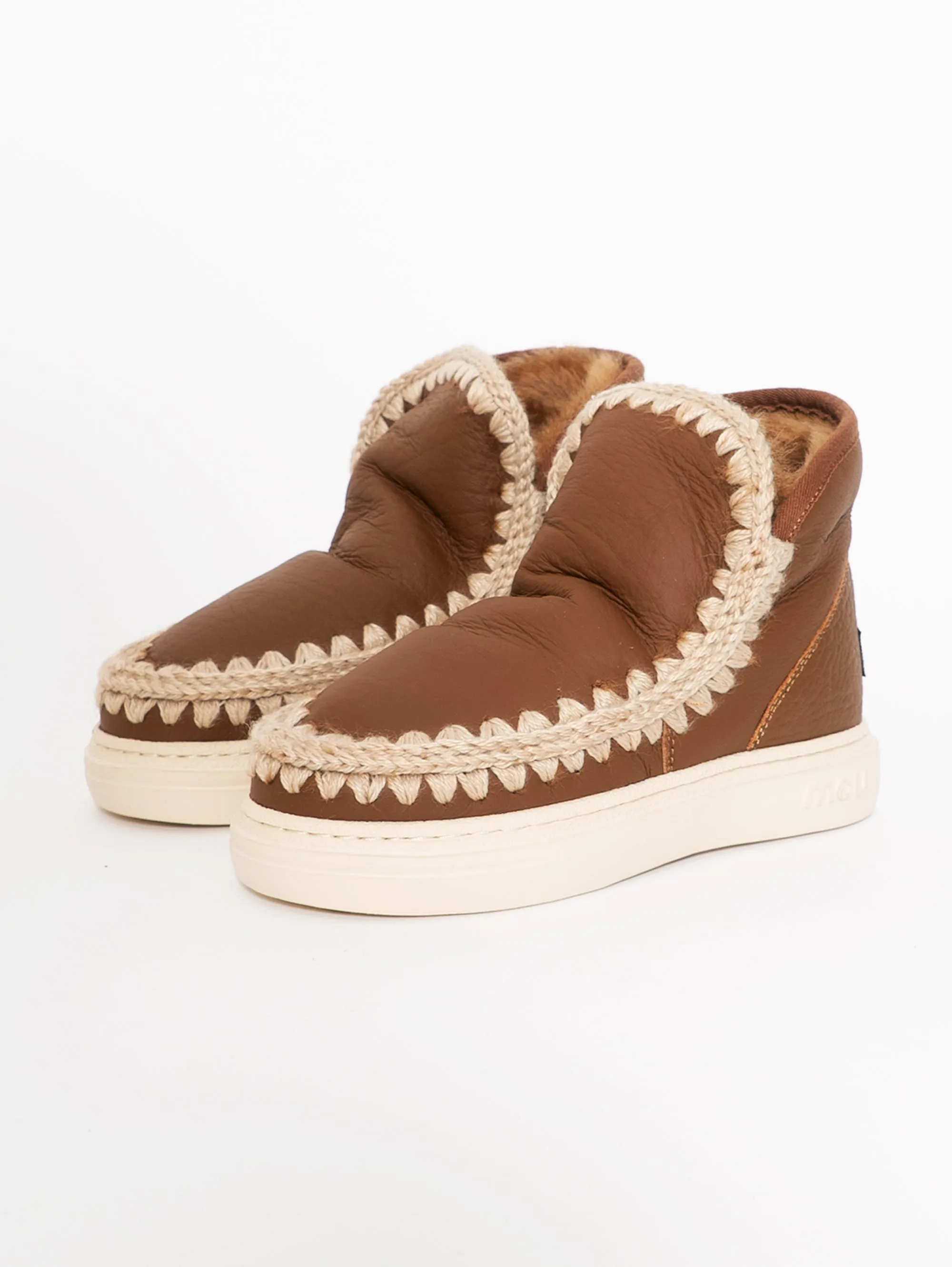 Stivaletto in Montone Sneakers Bold Marrone