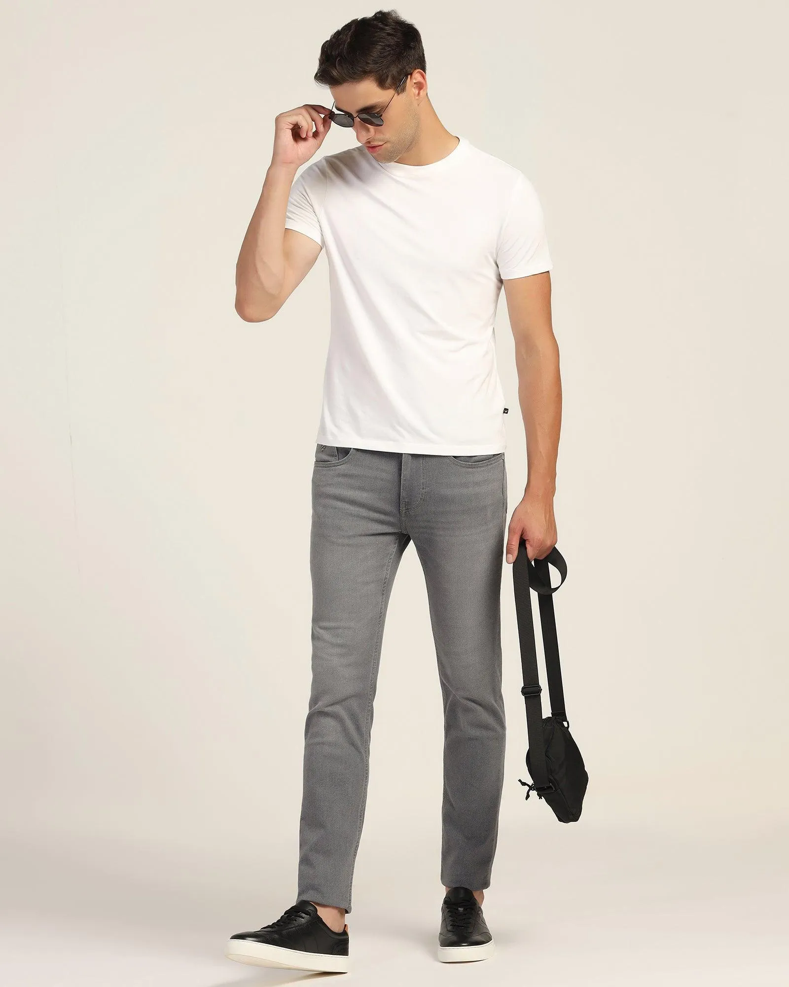 Super Clean Slim Yonk Fit Grey Jeans - Benito