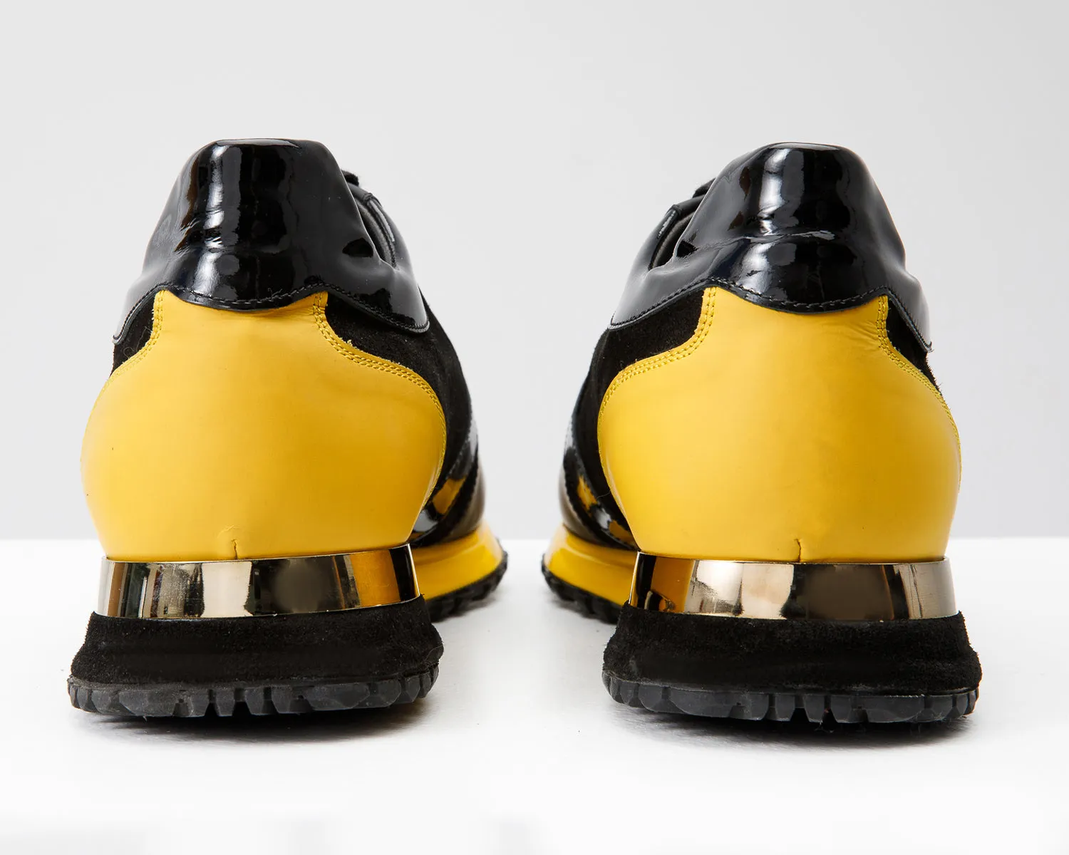 The Magura Black & Yellow Leather Men Sneaker Final Sale!