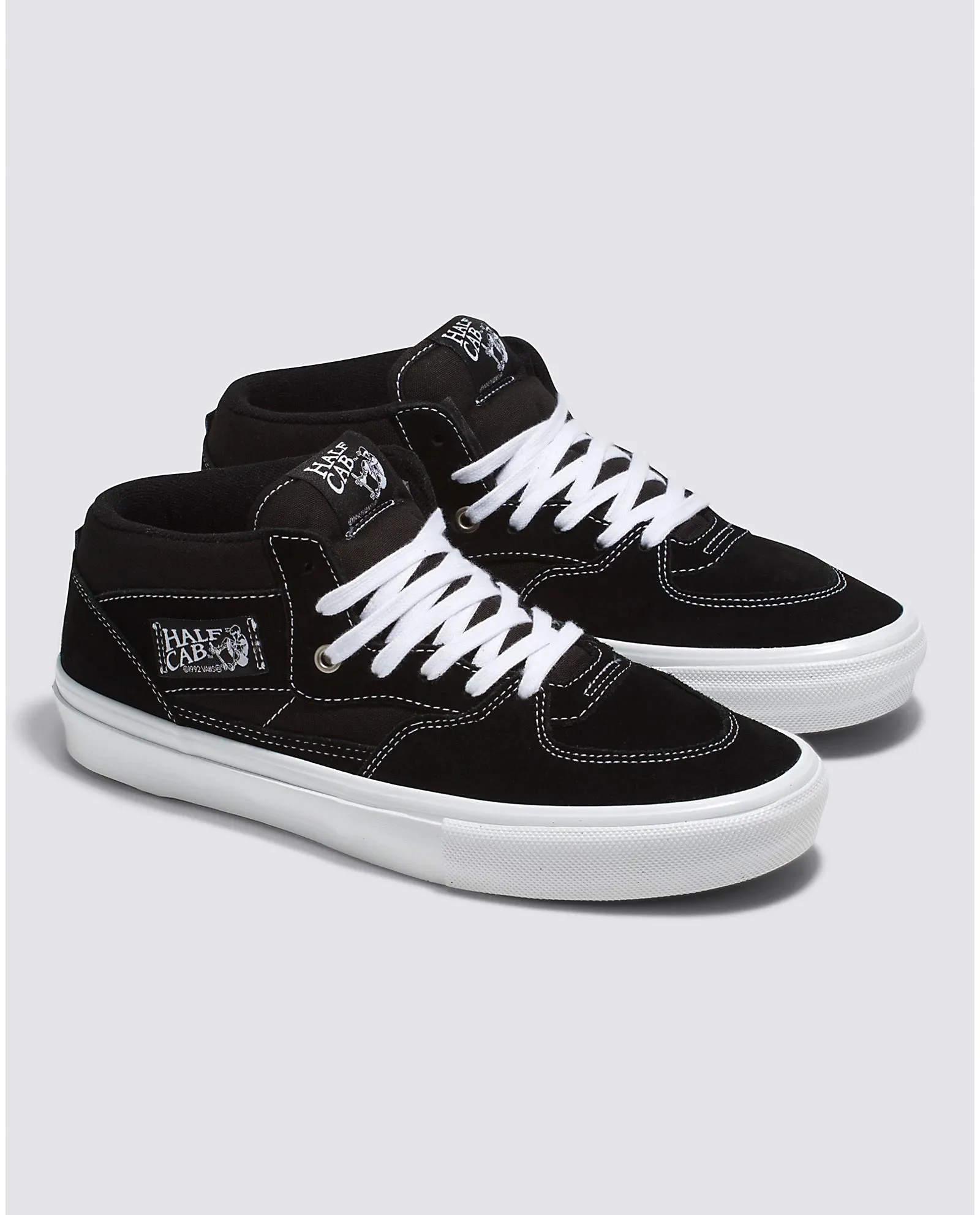 Vans Men's Skate Half Cab Shoe - Black White