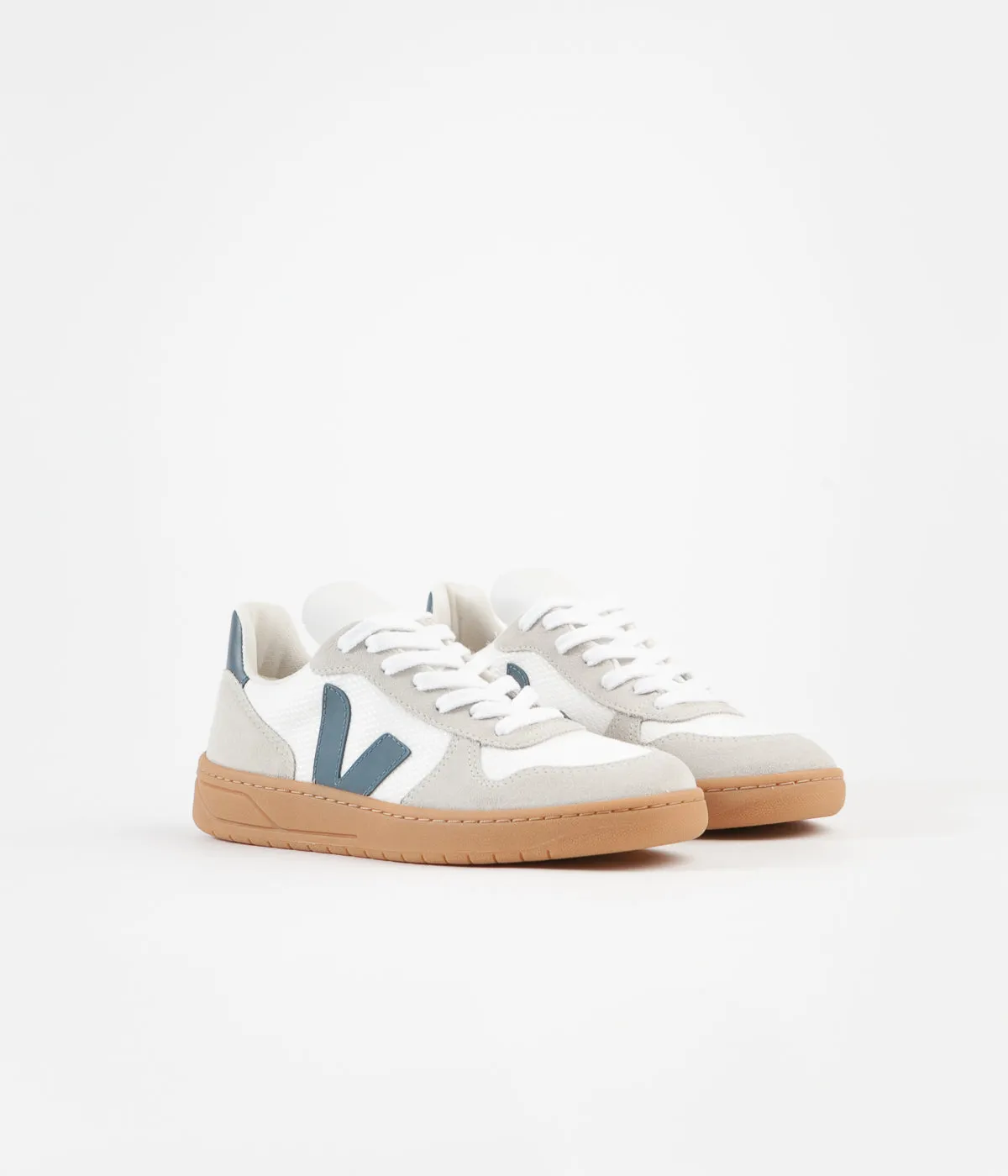 Veja Womens V-10 B-Mesh Shoes - White / California / Natural