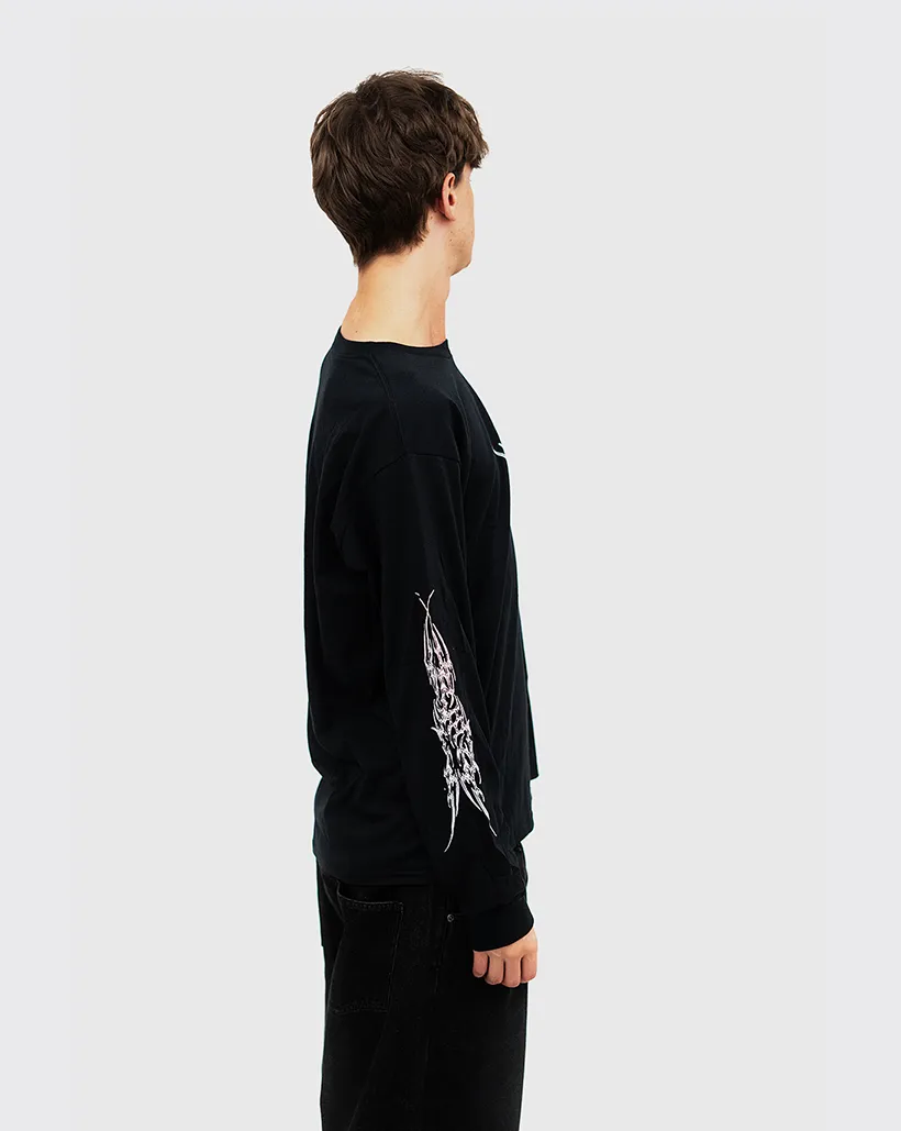 Welcome Chasm Longsleeve Shirt - Black