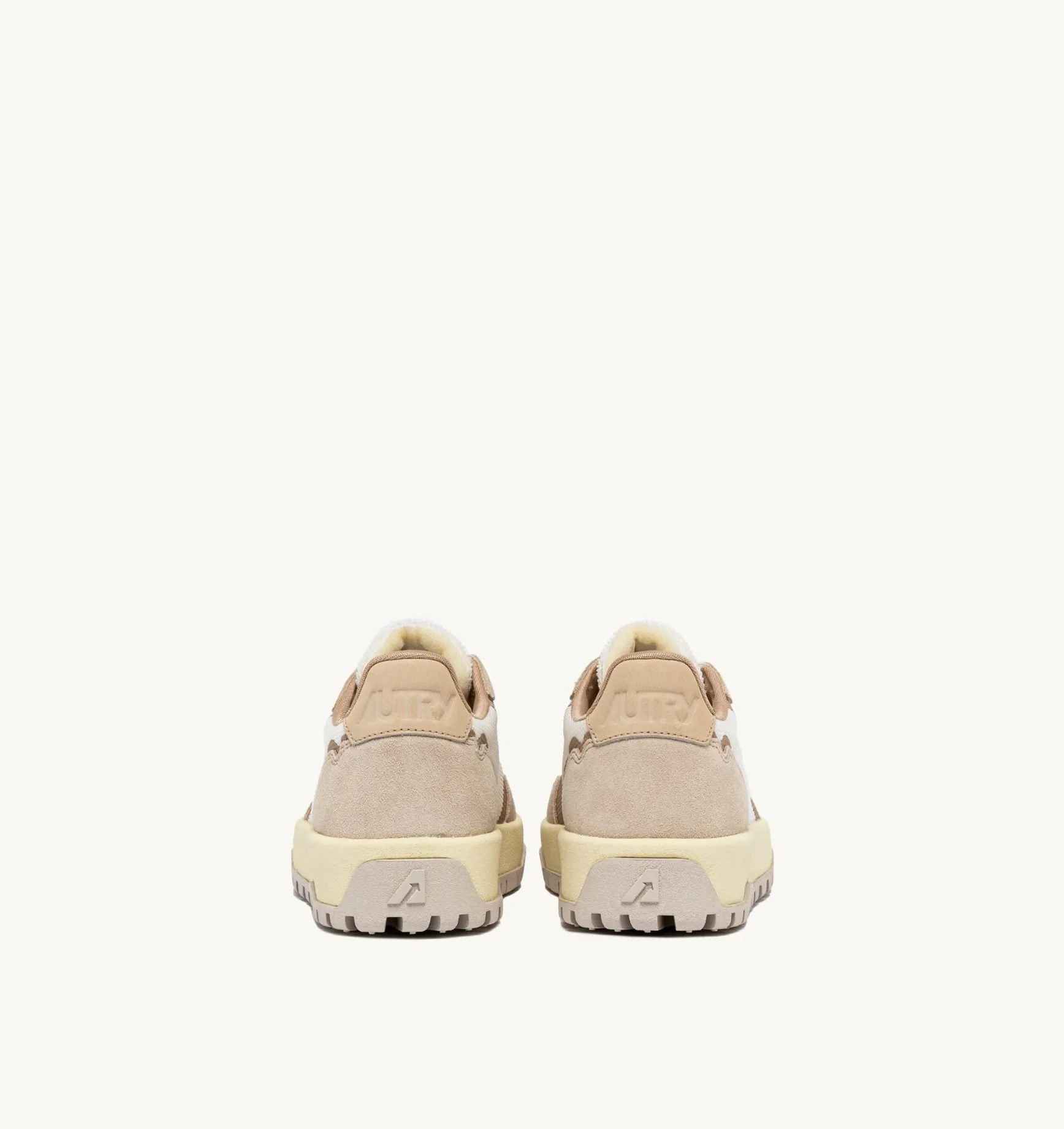 Wildpace Whisper White Sand Suede & Mesh Sneakers