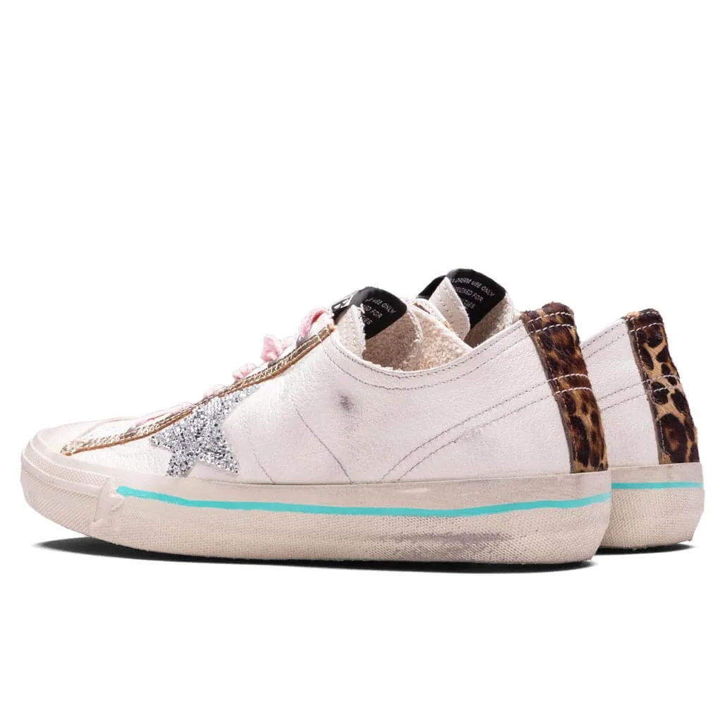 Women's V-Star - White/Silver/Beige Brown Leo